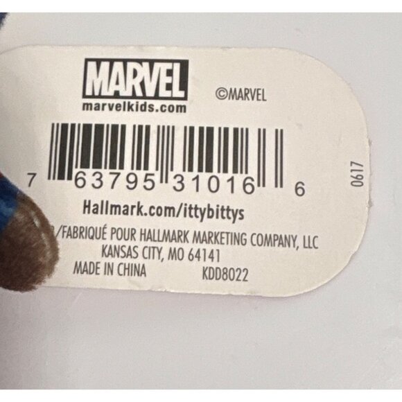 Marvel Hallmark Itty Bittys Plush Toys Set Of 3 Captain America Thor Hawkeye - Picture 5 of 12